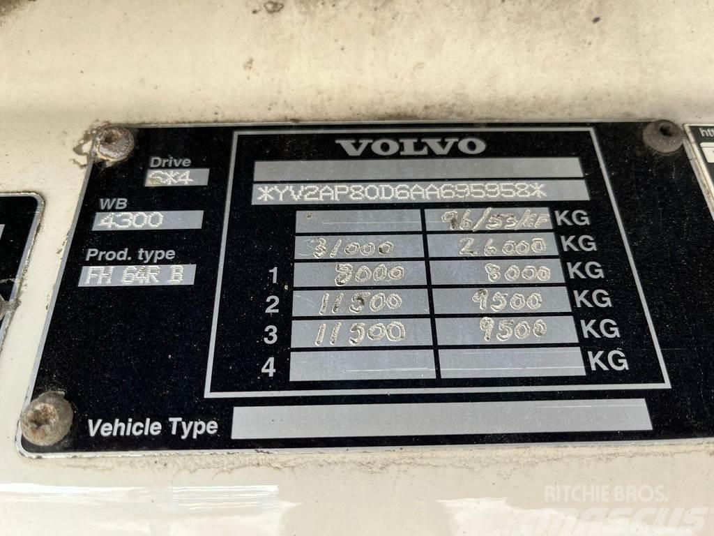 Volvo FH 16 600 6x4 RETARDER / CHASSIS L=6289 mm Camiões de chassis e cabine