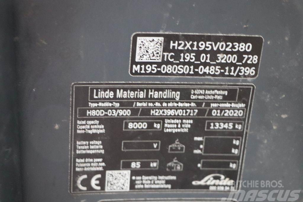 Linde H80D-03/900 Empilhadores Diesel