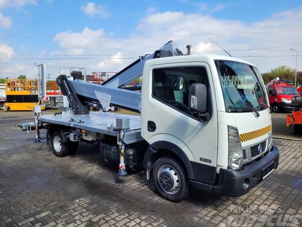 Multitel MX250 - 25 m Nissan NT400 bucket truck boom lift Plataformas aéreas montadas em camião