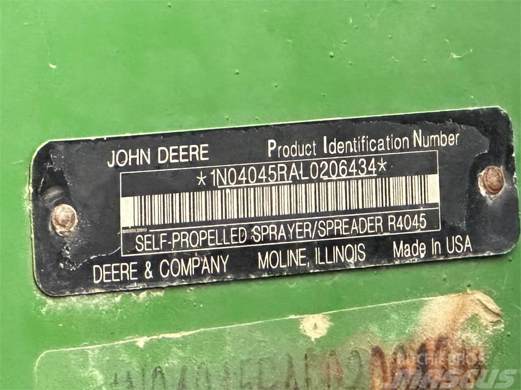 John Deere R4045 Pulverizadores rebocados
