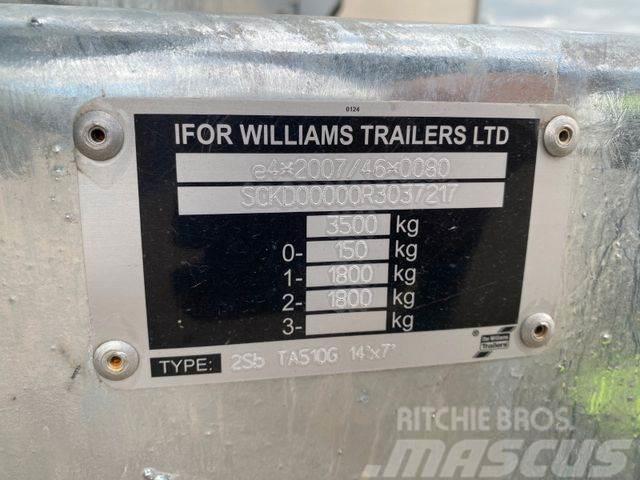Ifor Williams TA35 for animal transport NEW,NOT REGISTRED 217 Animal transport trailers